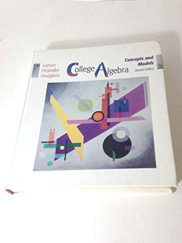 Beispielbild fr College Algebra: Concepts & Models zum Verkauf von ThriftBooks-Dallas