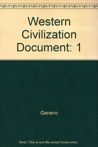 Stock image for Western Civilization Document for sale by Wonder Book