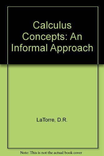 9780669398656: An Informal Approach (Calculus Concepts)