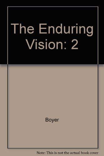 Stock image for Enduring Vision: A History of the American People Since 1865: Volume 2, from 1865 for sale by Antiquarius Booksellers