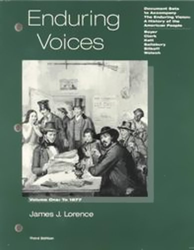 9780669399202: Enduring Voices: Document Sets to Accompany "the Enduring Vision"