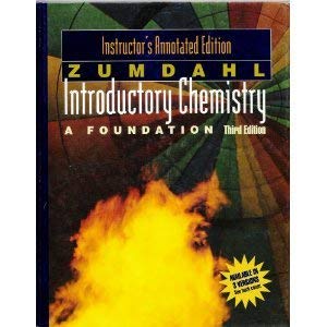 Imagen de archivo de Introductory chemistry, a foundation: Instructor's annotated edition a la venta por Nationwide_Text