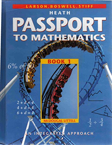 Imagen de archivo de Passport to Mathematics : An Integrated Approach a la venta por TextbookRush