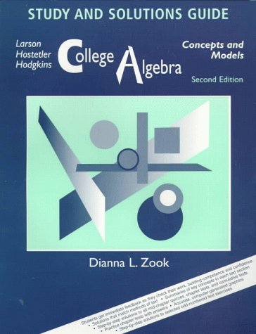College Algebra: Concepts and Models (9780669416329) by Larson, Roland E