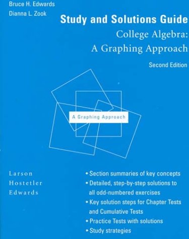 Beispielbild fr Study and Solutions Guide for College Algebra: A Graphing Approach zum Verkauf von SecondSale