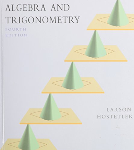 Imagen de archivo de Algebra and Trigonometry a la venta por SecondSale