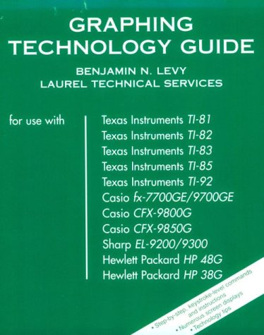 Stock image for Graphing Technology Guide : Used with . Larson-College Algebra: An Internet Approach for sale by Better World Books