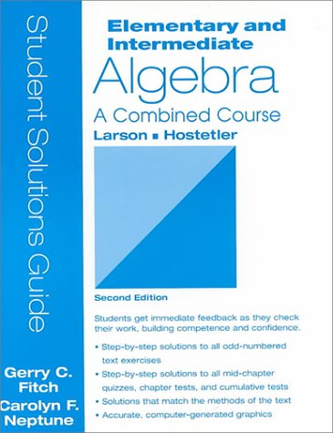 Stock image for Elementary and Intermediate Algebra for sale by Hippo Books