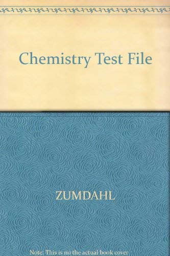 Beispielbild fr Chemistry Test File zum Verkauf von Allied Book Company Inc.