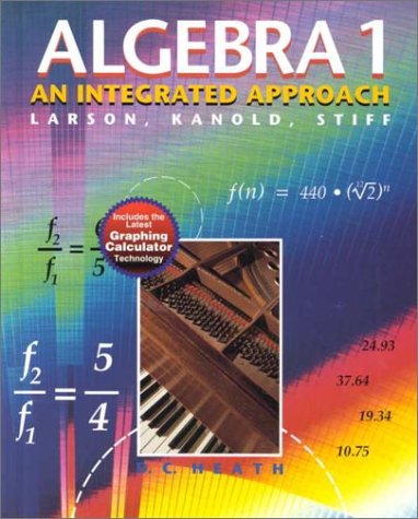 Stock image for Larson Algebra 1 An Integrated Approach Pe 97 for sale by The Book Cellar, LLC