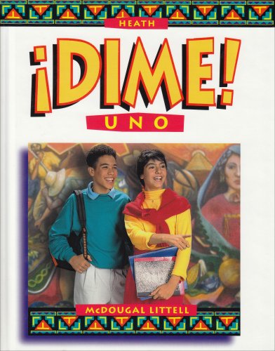 9780669433289: McDougal Littell Dime: Student Edition Level 1 1997: Uno