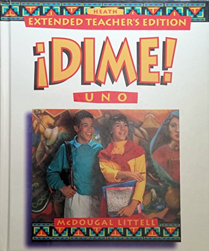 Stock image for McDougal Littell Dime: Teacher Edition Level 1 1997 for sale by Georgia Book Company