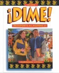 Beispielbild fr Dime: pasaporte al mundo 21, nivel 3 (Spanish and English Edition) zum Verkauf von Wonder Book