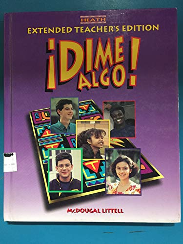 Stock image for Dime Algo! for sale by Skelly Fine Books