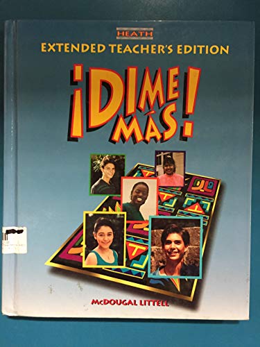 Stock image for Dime Mas! Level 1B: Extended Teacher's Edition (1997 Copyright) for sale by ~Bookworksonline~