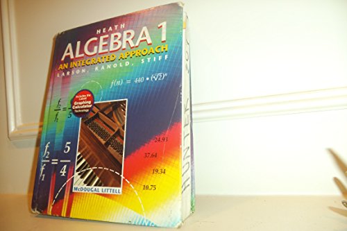 Imagen de archivo de Heath Algebra 1: An Integrated Approach a la venta por SecondSale