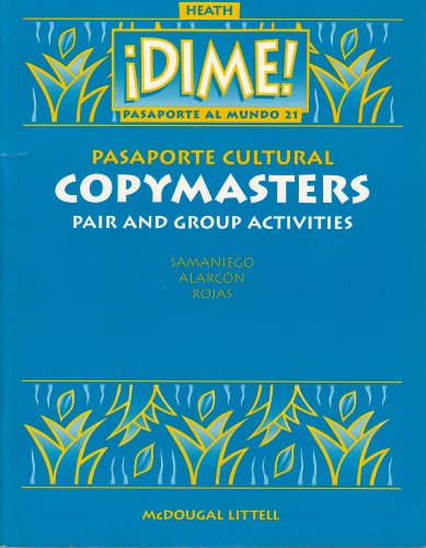 Stock image for McDougal Littell Dime: Activity Copymasters, Level 3 (Spanish Edition) for sale by Dailey Ranch Books