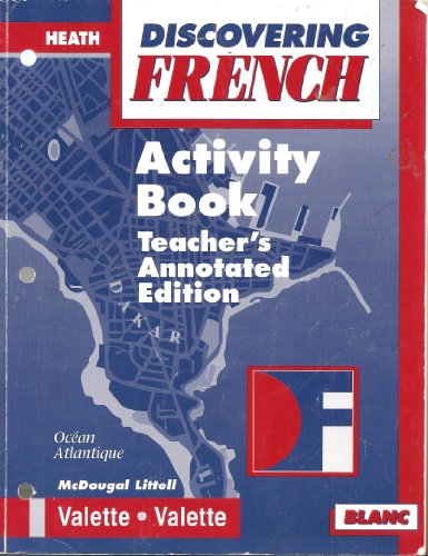 Beispielbild fr Discovering French - Activity Book (Teacher's Annotated Edition) zum Verkauf von BooksRun