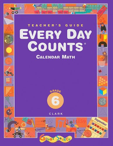 Stock image for Great Source Every Day Counts: Teacher's Guide Grade 6 for sale by HPB-Red