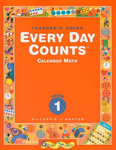 Imagen de archivo de Great Source Every Day Counts: Teacher's Guide Grade 1 a la venta por SecondSale