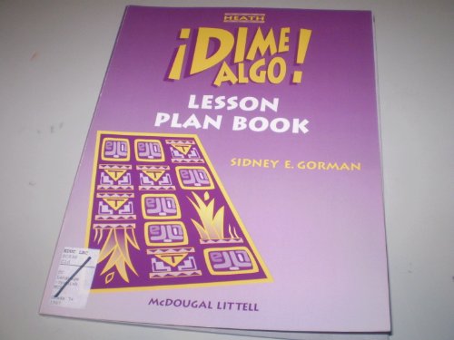 Stock image for Dime Algo! Lesson Plan Book (1997 Copyright) for sale by ~Bookworksonline~