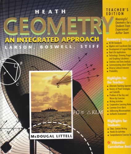 Stock image for Geometry Introduction: An Integrated Approach, Teacher's Ed for sale by Ergodebooks