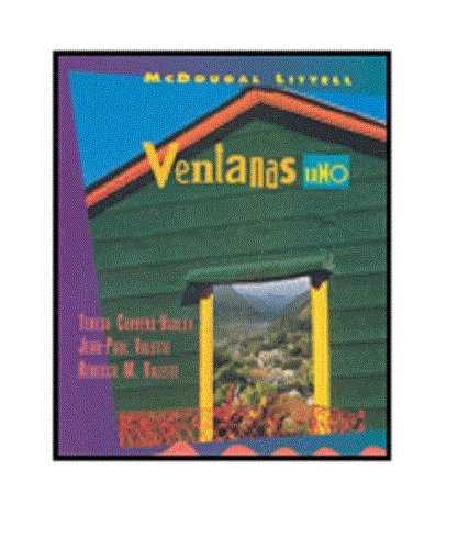 Beispielbild fr Ventanas Uno (Spanish Edition) zum Verkauf von Wonder Book