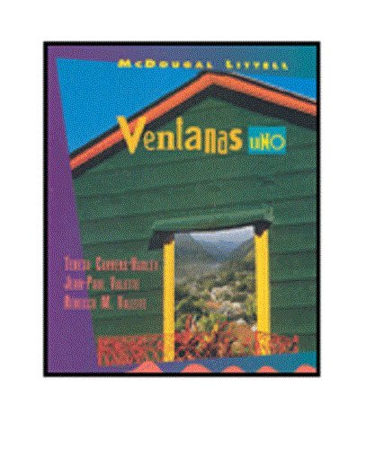 Imagen de archivo de Ventanas Uno (Spanish Edition) a la venta por Once Upon A Time Books