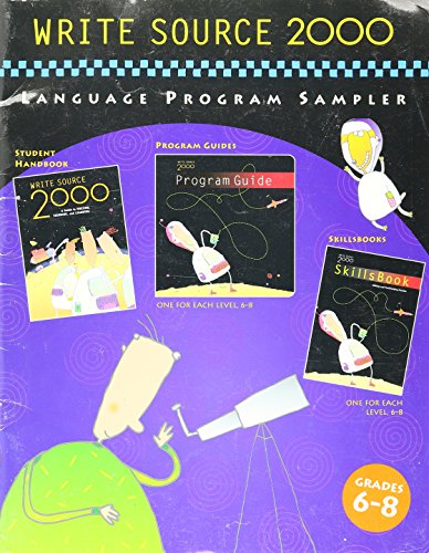 Beispielbild fr Write Source 2000 Language Program Sampler (Grades 6-8) zum Verkauf von Wonder Book