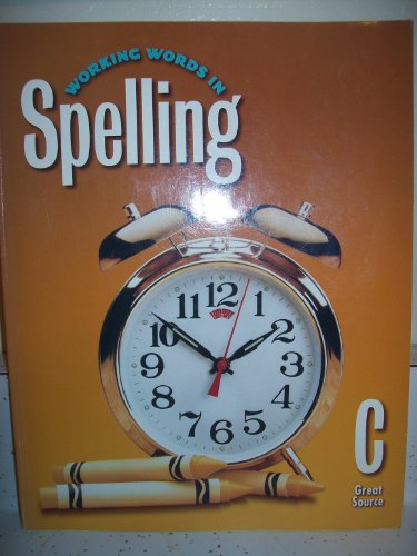 Beispielbild fr Great Source Working Words in Spelling: Student Text Grade 3 zum Verkauf von ThriftBooks-Atlanta