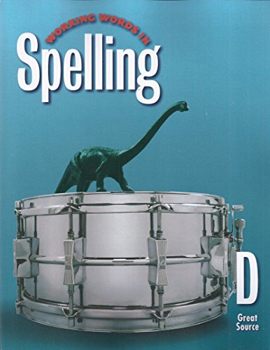 Beispielbild fr Working Words in Spelling: Student Workbook, Level D zum Verkauf von Zoom Books Company