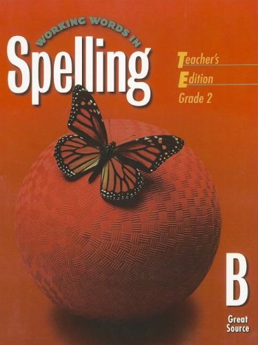 Beispielbild fr Great Source Working Words in Spelling: Teacher's Edition Grade 2 zum Verkauf von ThriftBooks-Dallas
