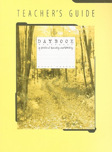 Beispielbild fr Daybook of Critical Reading and Writing Great Source, Teacher's Guide, Grade 6 zum Verkauf von ThriftBooks-Dallas