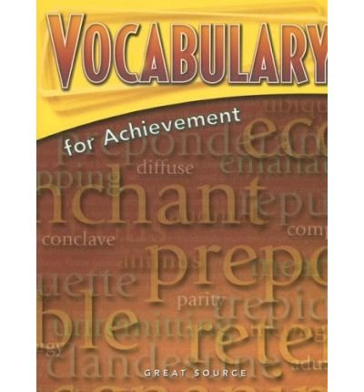 Vocabulary for Achievement: 5th Course (9780669464894) by Margaret Ann Richek; Arlin T. McRae; Susan K. Weiler