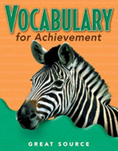 Vocabulary for Achievement: Teacher's Edition Grade 5 (9780669471311) by Richek, Margaret Ann