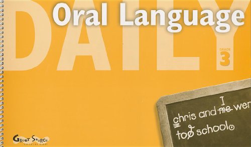 Beispielbild fr Great Source Daily Oral Language: Teacher's Edition Grade 3 (Dailies-grammer Composition) zum Verkauf von GoldBooks
