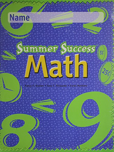 Imagen de archivo de Great Source Summer Success Math: Student Edition Grade 4 2000 ; 9780669478532 ; 0669478539 a la venta por APlus Textbooks
