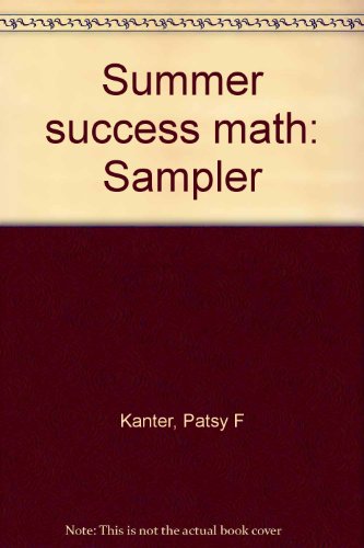 Stock image for Summer success math: Sampler for sale by HPB-Emerald