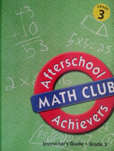 Beispielbild fr Great Source Afterschool Achievers Math: Teacher Edition Grade 3 2002 zum Verkauf von Wonder Book