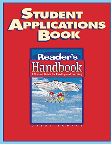 Stock image for Student Applications Book : A Student Guide for Reading and Learning for sale by Better World Books