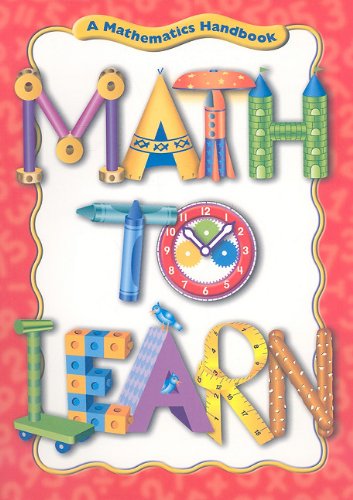 Beispielbild fr Great Source Math to Learn : Handbook Grades 1 - 2 zum Verkauf von Better World Books