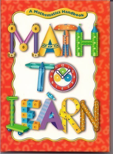 Stock image for Great Source Math to Learn: Handbook Grades 1 - 2 (Math Handbooks) for sale by Irish Booksellers