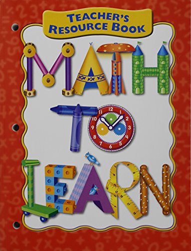 Stock image for Math to Learn: A Teacher's Resource Book for sale by SecondSale