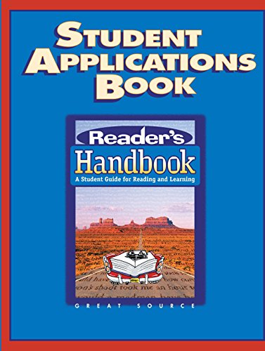Imagen de archivo de Reader's Handbook: Grade 11 : Student Applications Book (Readers Handbook) a la venta por Open Books