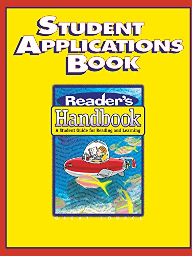 Imagen de archivo de Great Source Reader's Handbooks: Student Applications Book Grade 4 (Readers Handbook) a la venta por Booksavers of MD