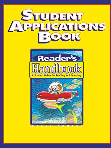 Imagen de archivo de Great Source Reader's Handbooks: Student Applications Book Grade 5 (Readers Handbook) a la venta por Booksavers of MD