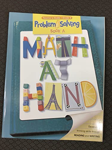 Stock image for Math at Hand: Problem Solving Book A Teacher's Guide, Grade 5 for sale by Nationwide_Text