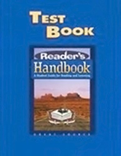 Reader's Handbook Test Book Grades 9-12: Multiple-choice Tests/ Short-Answer Tests (9780669504200) by Ron Klemp; Wendell Schwartz; Jim Burke