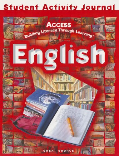 Beispielbild fr Student Activities Journal Grades 5-12 (Access Esl) zum Verkauf von Books of the Smoky Mountains