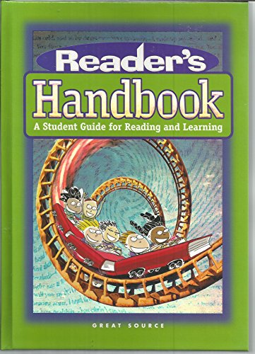 Beispielbild fr Reader's Handbook : A Student Guide for Reading and Learning zum Verkauf von Better World Books